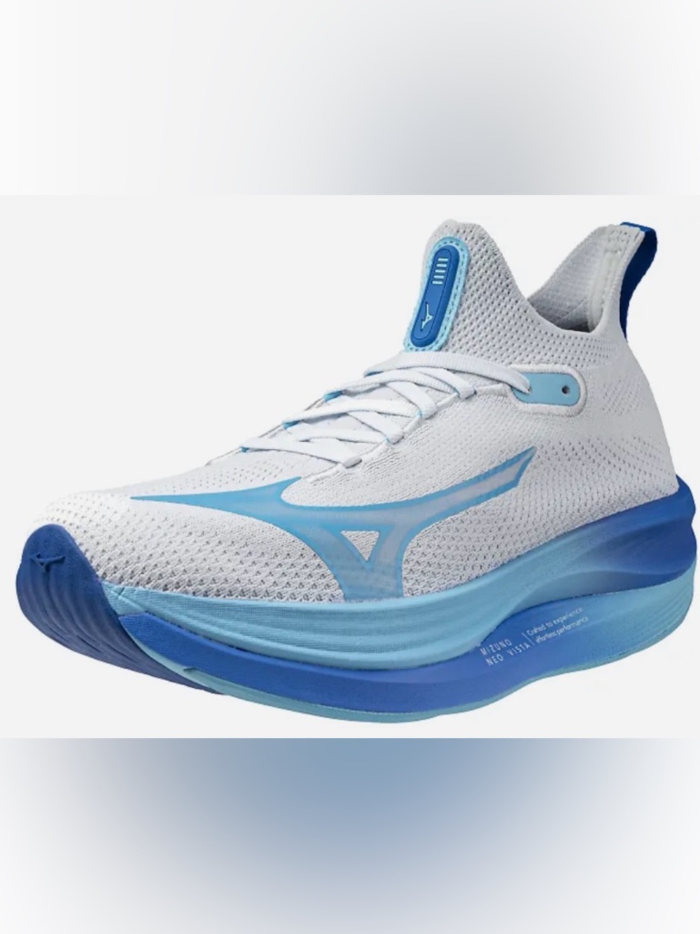 Mizuno Neo Vista Performance Runner - White & Light Blue